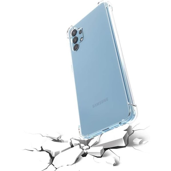 Coque Antichock Silikon - Phonillico - Samsung A32 5G - Transparent - Ultra Slim - Mjuk Transparent