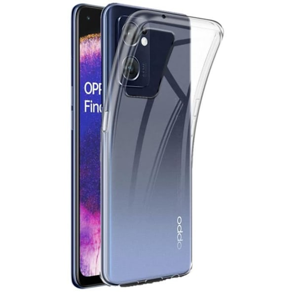 Fodral till Oppo Find X5 LITE - Transparent TPU Silikon Mjukt Tunnt Skydd Phonillico® Transparent