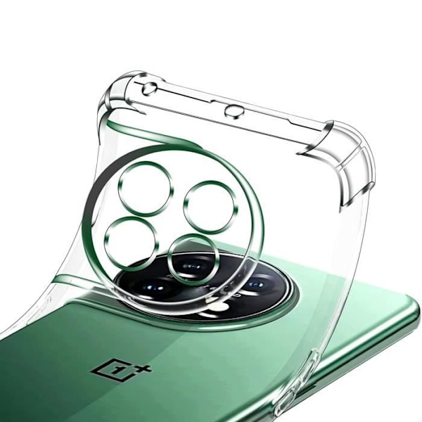 Coque til OnePlus 11 - Antichock Beskyttelse TPU Blød Transparent Phonillico®