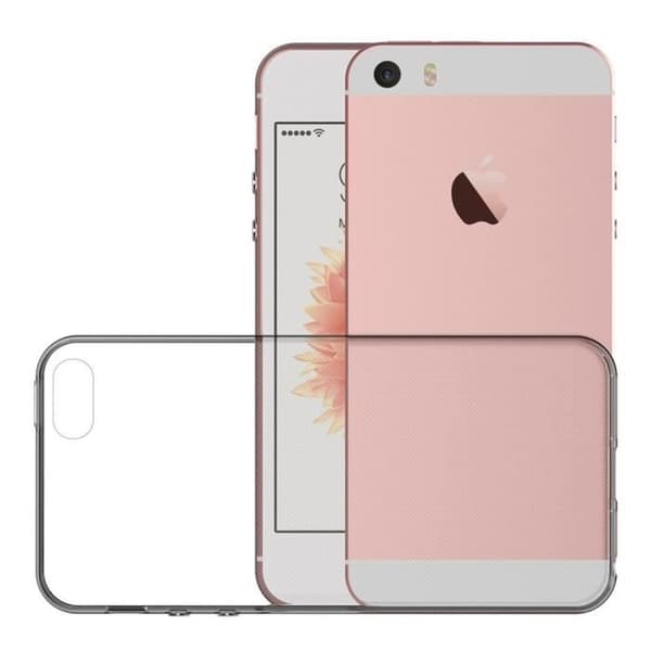 Coque - Phonillico® - iPhone SE (2016) - Silikone Blød - Ultra Slank - Transparent Transparent
