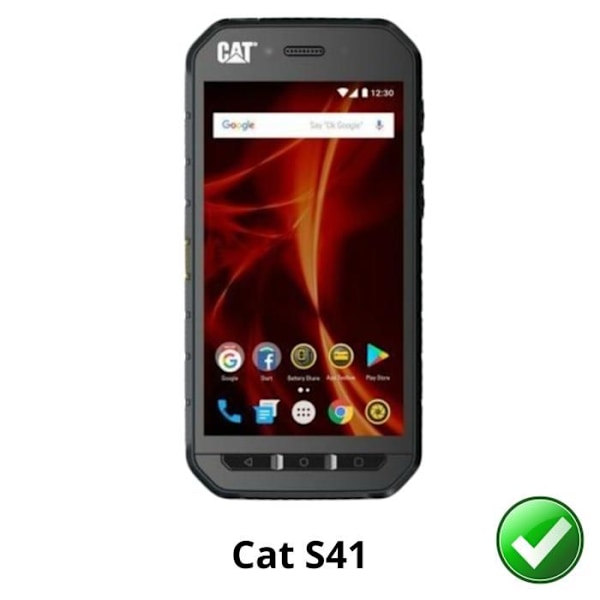 Skärmskydd - Phonillico - Cat S41 - Pack om 2 - Ultratunn - Rep-resistant Transparent