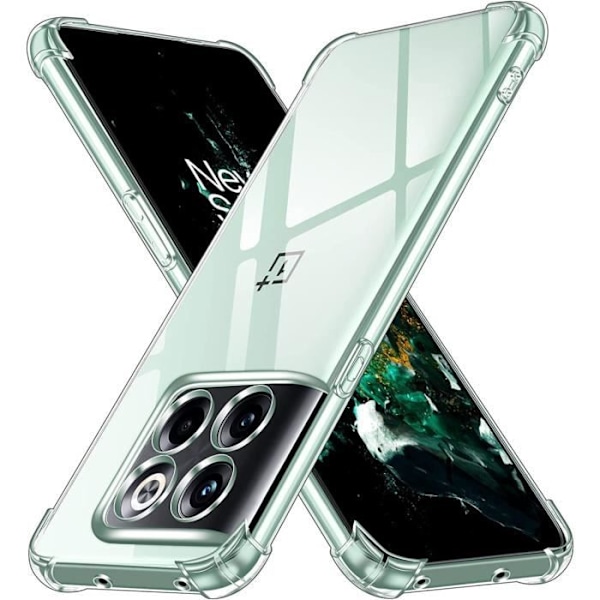 Coque til OnePlus 10T - Stødbeskyttelse TPU Blød Transparent Phonillico®