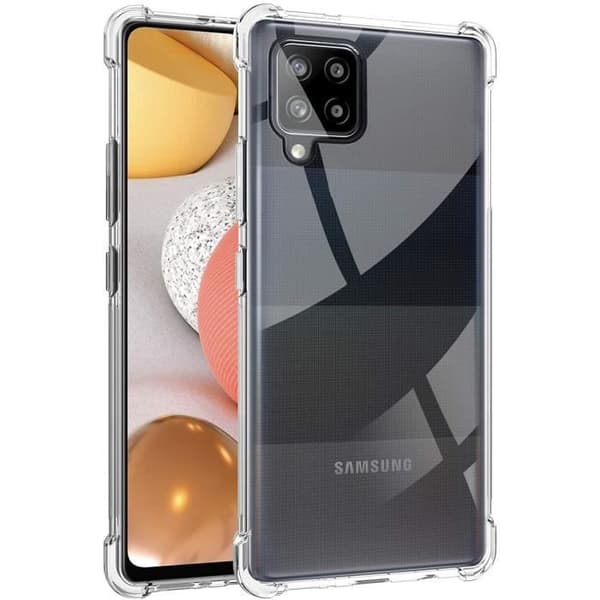 Coque Antichoc Silicone Transparent til Samsung A42 Phonillico® Transparent