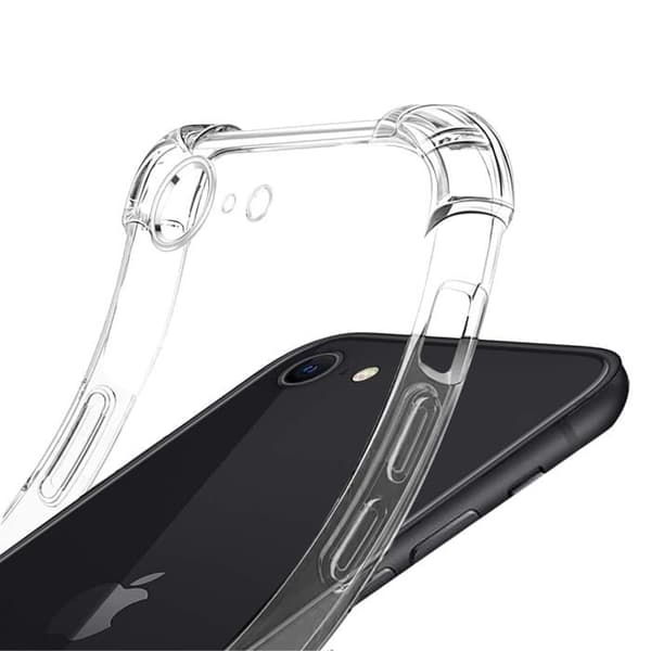 Coque för iPhone 16e - Stötsäker TPU Skydd Mjuk Transparent Phonillico® Transparent