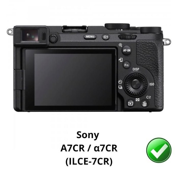 Näytönsuoja - Phonillico - Sony A7CR - 3 kappaleen pakkaus - Kestävä muovifilmi - Ultra ohut