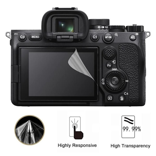 Näytönsuojus - Phonillico - A7R 2-A7R II-A7RII - 3 kpl pakkaus - Kestävä - Ultra ohut