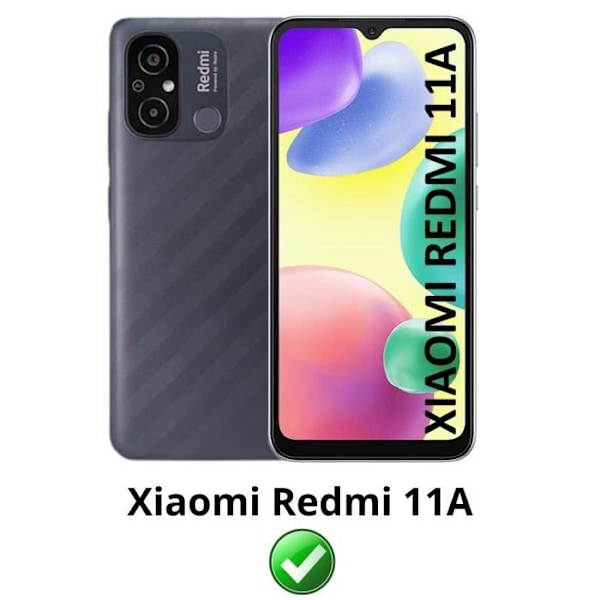 Coque til Xiaomi Redmi 11A - Stødabsorberende Beskyttelse TPU Blød Transparent Phonillico®