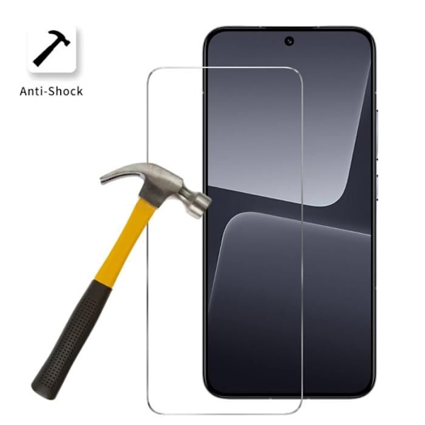 Karkaistu lasi - Phonillico® - Paketti 2 - Yhteensopiva Xiaomi 13/14/15 - Naarmunkestävä - Kirkas Transparent