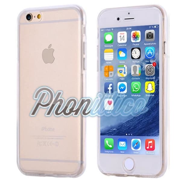 Integralt transparent TPU-cover kompatibel med Apple iPhone 6 / 6S - Phonillico® Transparent