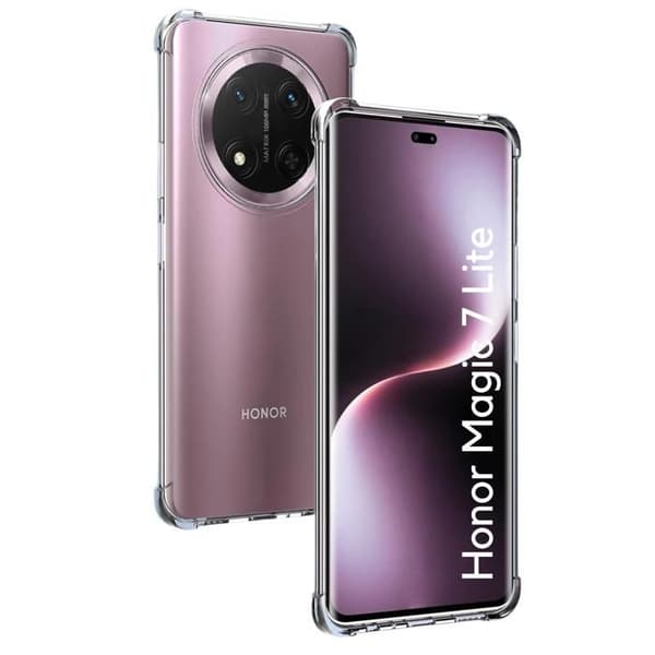 Coque til Honor Magic 7 Lite 5G - Stødabsorberende Beskyttelse TPU Blød Transparent Phonillico® Transparent