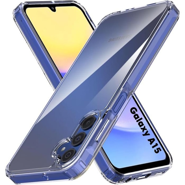 Coque - Phonillico® - Samsung Galaxy A15 4G/5G - Silikone Gel TPU - Ultra Tynd - Transparent Transparent