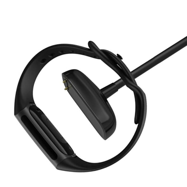 "Kompatibel oplader til Fitbit Charge 6 / Charge 5 / Fitbit Luxe - USB-kabel 1 meter erstatningsadapter til smartwatch Phonillico®" Svart