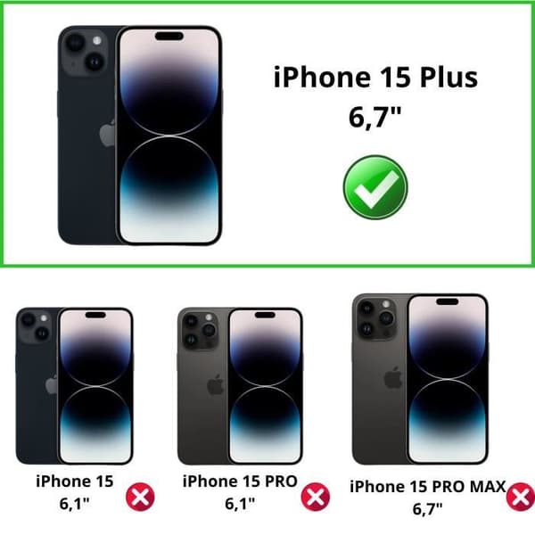 Coque til iPhone 15 PLUS - Stødabsorberende Beskyttelse Silikone Blød Transparent Phonillico® Transparent