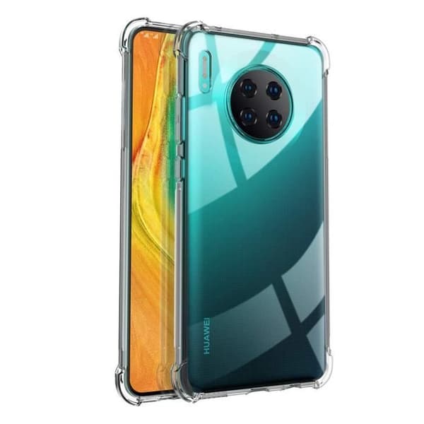Stötsäker Skal - PHONILLICO - Huawei MATE 30 - Transparent Silikon - Ultra Slim - Förstärkt Skydd Transparent