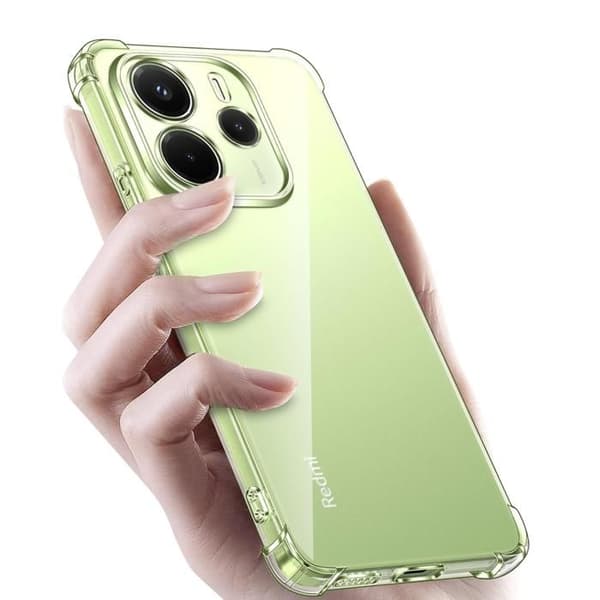 Coque для Xiaomi Redmi Note 14 4G (Європейська версія) - Антишокове захист TPU м'який прозорий Phonillico® Transparent
