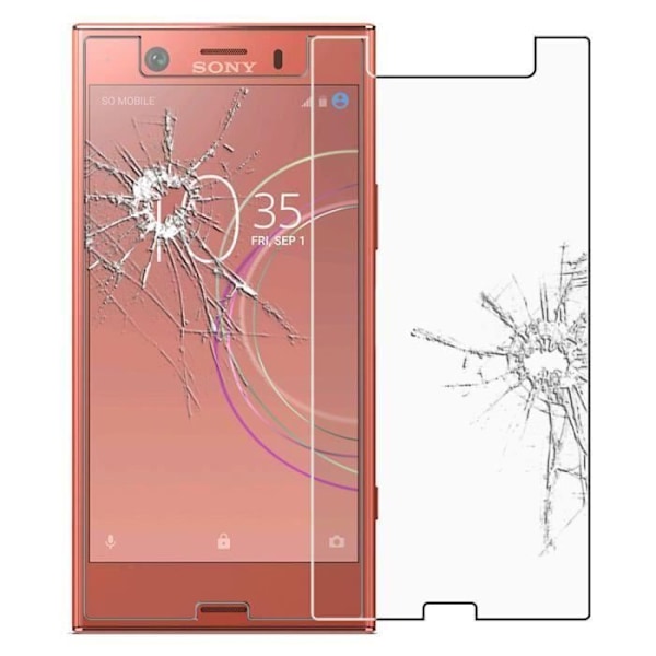 Verre Trempé Sony XPERIA XZ1 COMPACT - Film Suojalasi Näytön Ultra Kestävä Naarmuuntumaton Läpinäkyvä Phonillico®