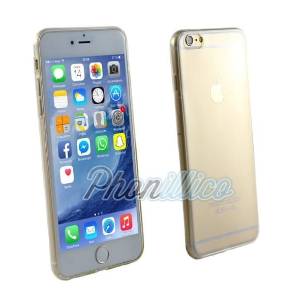 Yhteensopiva iPhone 6S - TPU Silikoni Ultra Ohut Phonillico® Transparent