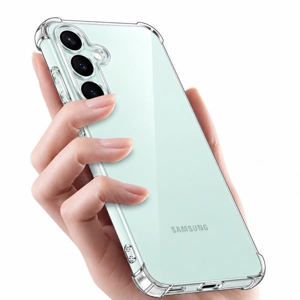 Skyddsfodral för Samsung Galaxy S26 FE - Stötsäker Transparent TPU-skydd Phonillico® Transparent