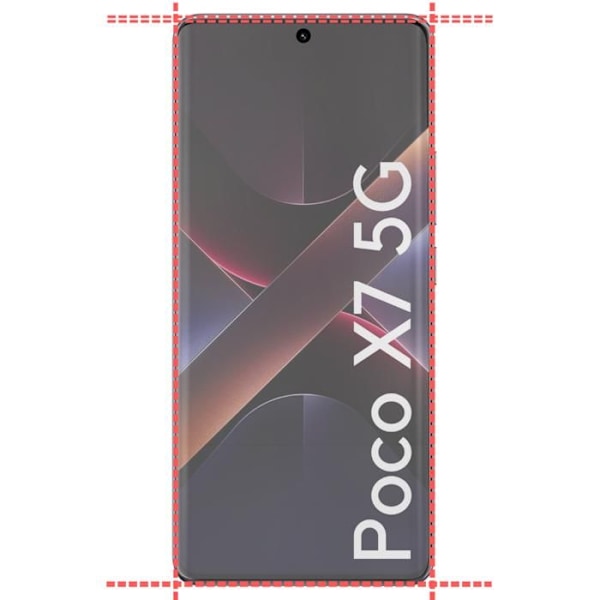 Kotelot ja näyttösuoja - Phonillico® - Xiaomi Poco X7 5G - Pehmeä - Läpinäkyvä - 2 Lasiadapteria Transparent