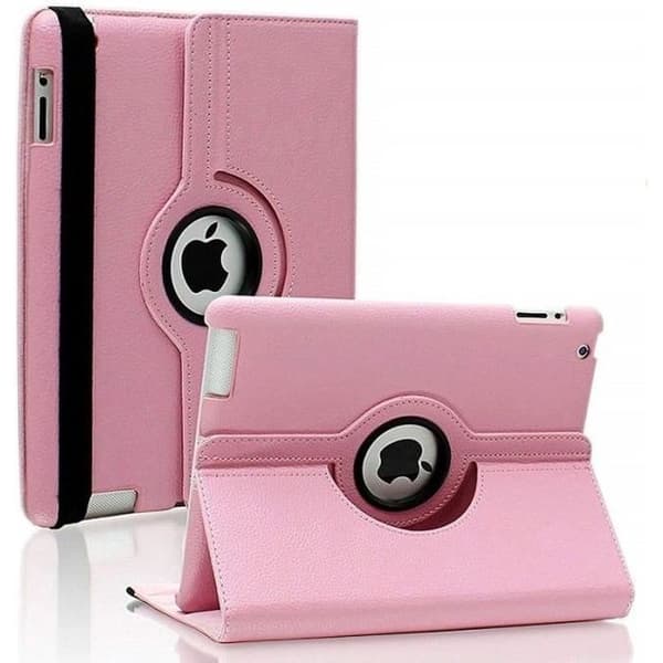 360 Grad Dækkappe Rosa til Apple iPad MINI 1 - MINI 2 - MINI 3 - Etui Beskyttelse Elastisk Lukning Phonillico® Ros
