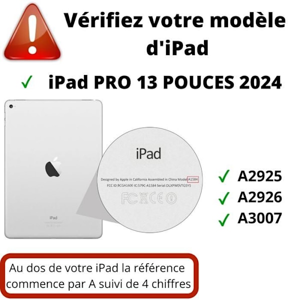 Härdat Glas - Phonillico - iPad Pro 2024 13 tum - Pack om 2 - Repellerande mot repor - Inkluderade våtservetter