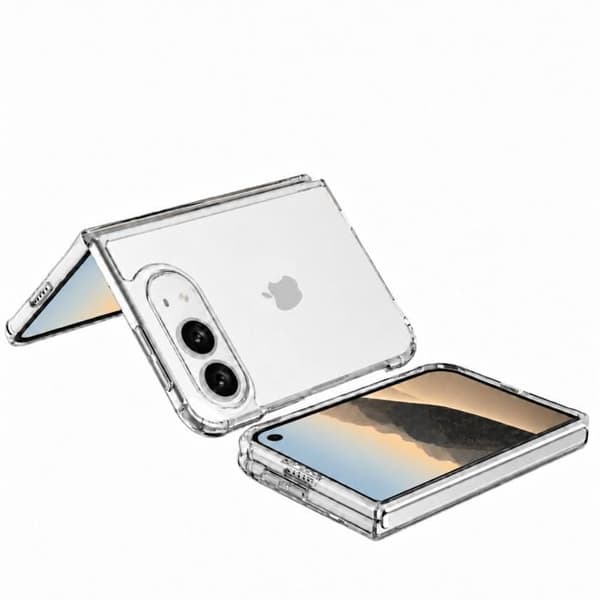 iPhone DUO-fodral - Stötskydd Hård Transparent Silikon Phonillico® Transparent
