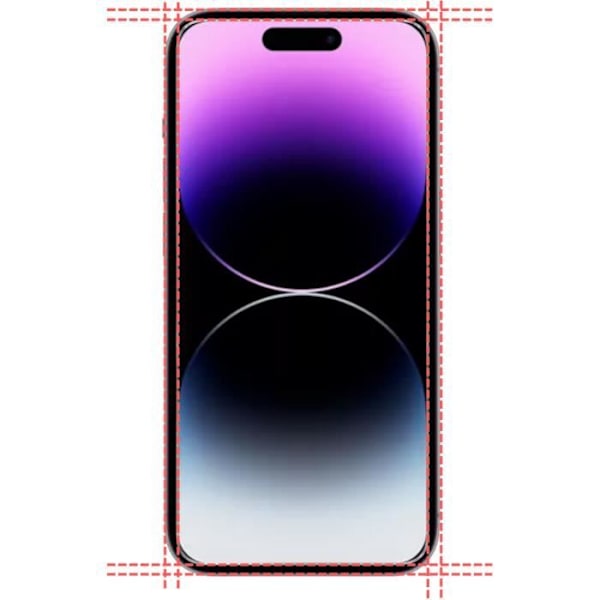 iPhone 15 - iPhone 15 PRO Karkaistumista Kestävät Näytön Suojakalvot [Pakkaus 2] Phonillico®
