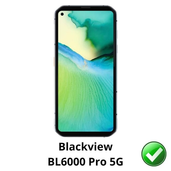Skærmbeskyttelse - Phonillico - Blackview BL6000 Pro 5G - Pakke med 2 - Ultra tynd - Ridsefast Transparent