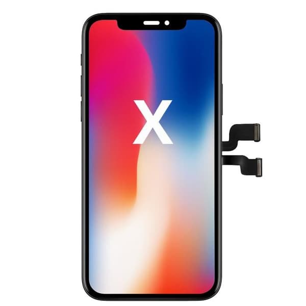 Erstatnings LCD-skærm til iPhone X – Samlet berøringsglas Phonillico®