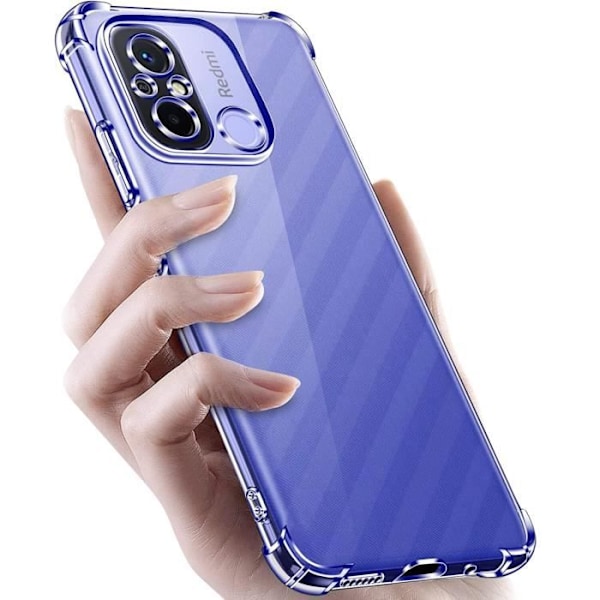 Fodral till Xiaomi Redmi 12C - Stötsäkert Skydd TPU Mjukt Transparent Phonillico®