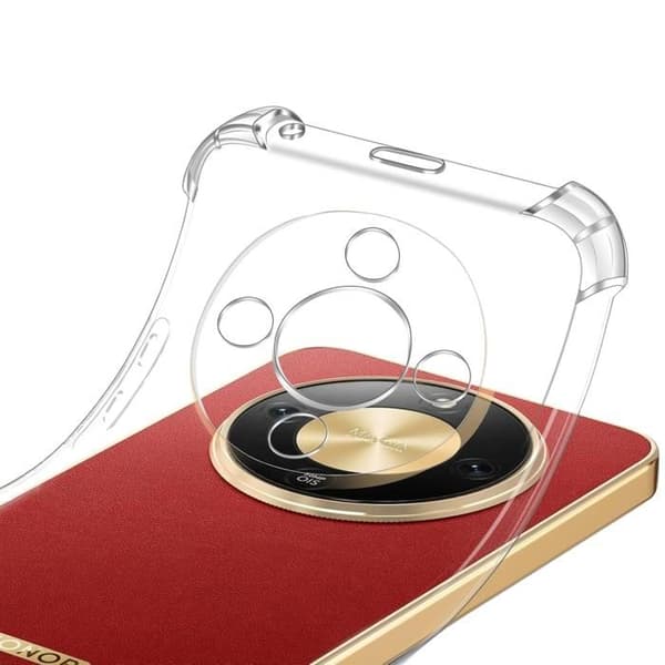 Skyddsfodral för Honor Magic 8 Lite 5G - Stötsäker Transparent TPU Skydd Phonillico® Transparent