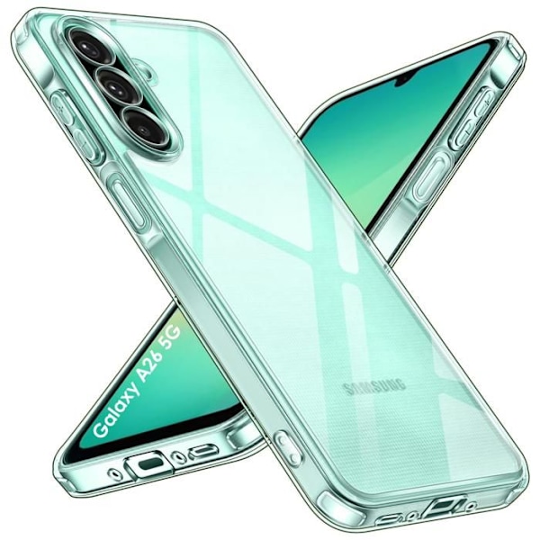 Coque - Phonillico® - Samsung Galaxy A26 5G - Silikone Gel TPU - Transparent - Ultra Tynd Transparent
