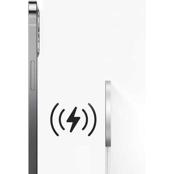 Magnetisk oplader kompatibel med MagSafe til iPhone 17 / iPhone 17 AIR / iPhone 17 PRO / iPhone 17 PRO MAX - Phonillico® Vit