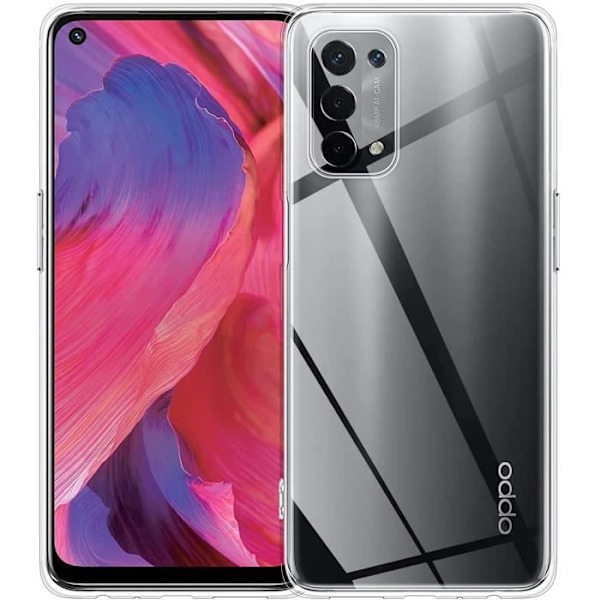 Coque til Oppo A74 5G - Transparent Silikone Gel TPU Blød Ultra Tynd Phonillico® Transparent