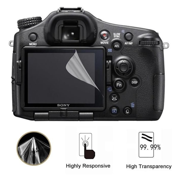 Skärmskydd - Phonillico - Sony A7C - Pack med 3 - Hållbar Plastfilm - Ultratunn