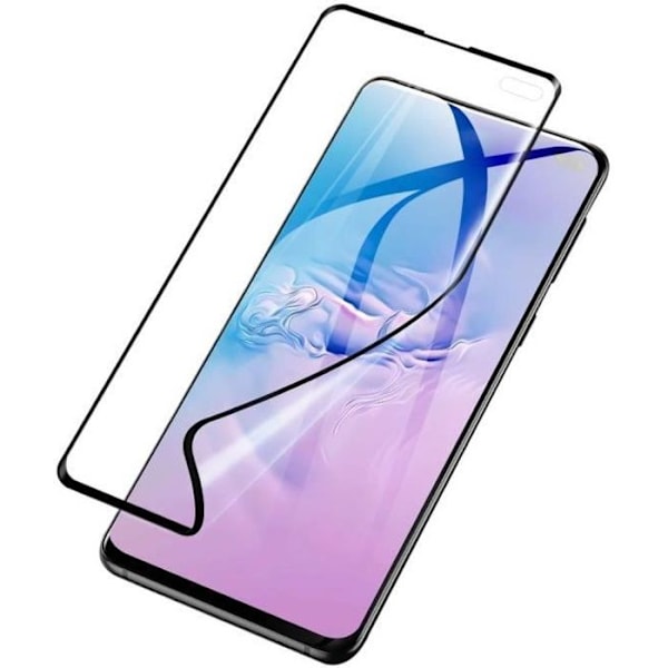 Elokuvansuoja - Phonillico® - Samsung Galaxy S10 PLUS - Muovi - Naarmuuntumaton - Musta Svart
