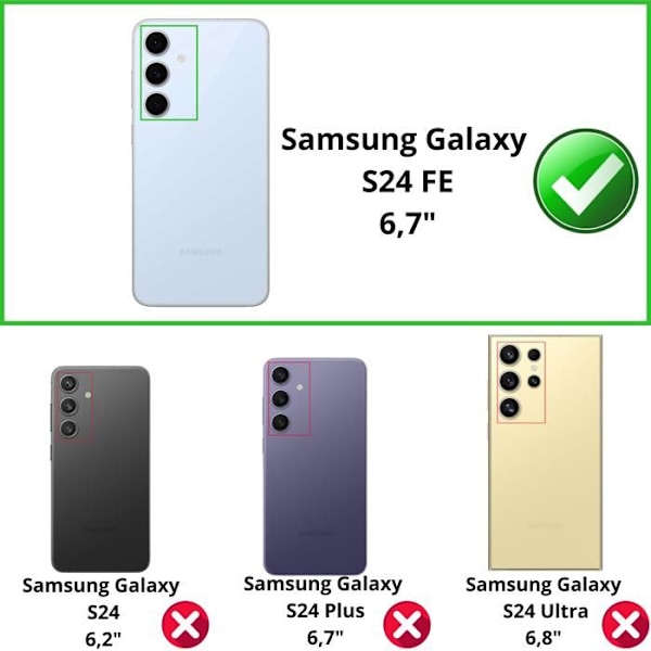 Skærmbeskyttelse - Phonillico® - Samsung Galaxy S24 FE - Hærdet Glas - Pakke med 4 - Ridseresistent Transparent