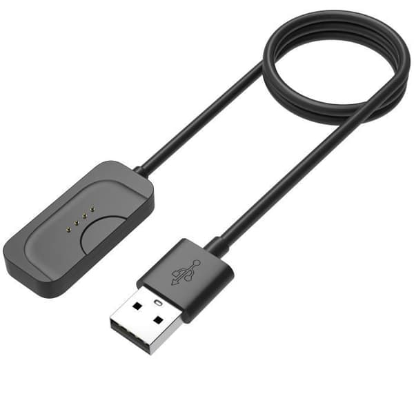 Oplader til Oppo Watch 3/3 Pro/2/1 - PHONILLICO - 1m USB-kabel - Sort