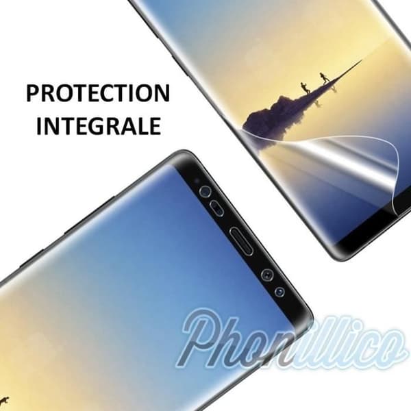 Filmbeskyttelse til Samsung Galaxy NOTE 8 - 100% buet plast Integral Phonillico®