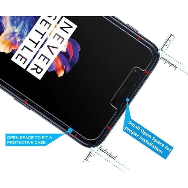 Härdat Glas - Phonillico® - ONEPLUS 5 - Pack om 2 - Ultra Resistenta - Repellerande