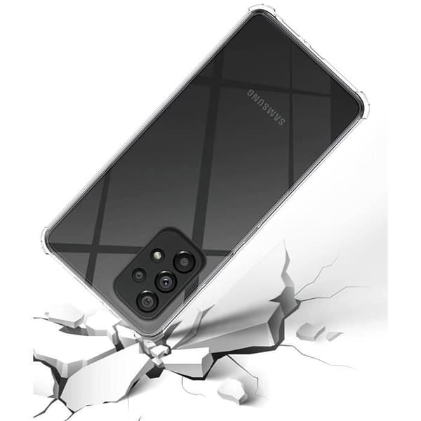 Coque til Samsung Galaxy A33 5G - Stødabsorberende blød silikonetransparent Phonillico® Transparent