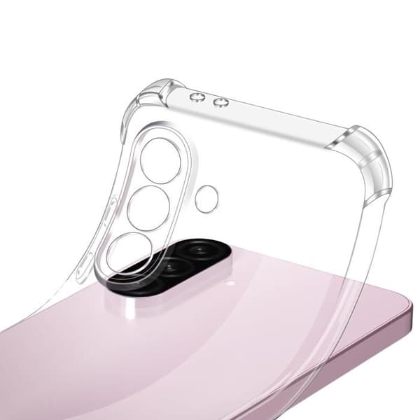 Coque til Samsung Galaxy A56 5G - Stødabsorberende TPU Soft Beskyttelse Transparent Phonillico® Transparent