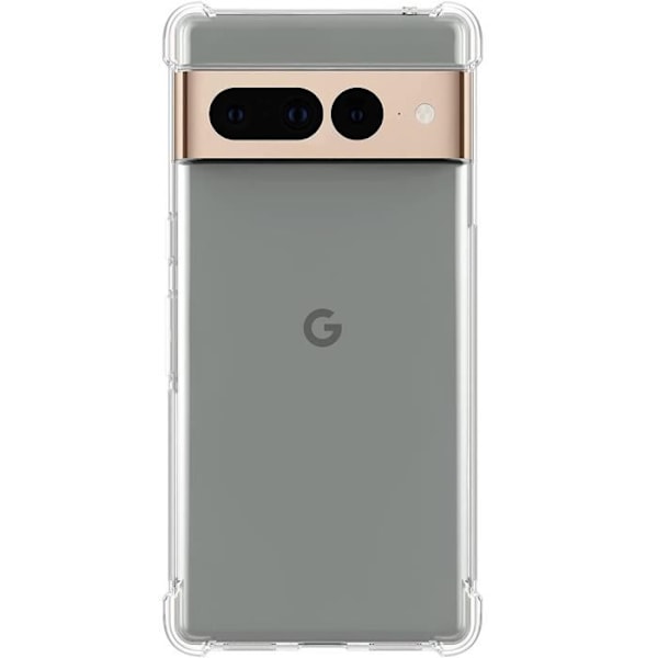 Fodral till Google Pixel 7 PRO - Stötsäkert Skyddande TPU Mjukt Transparent Phonillico®