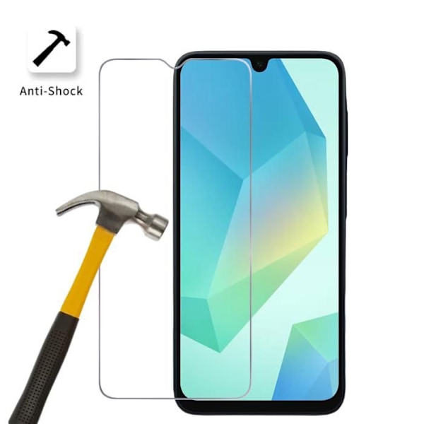 Skærmbeskyttelse - Phonillico - Tempereret Glas - Samsung Galaxy A16 4G/5G - Pack med 4 - Kradsesikker Transparent