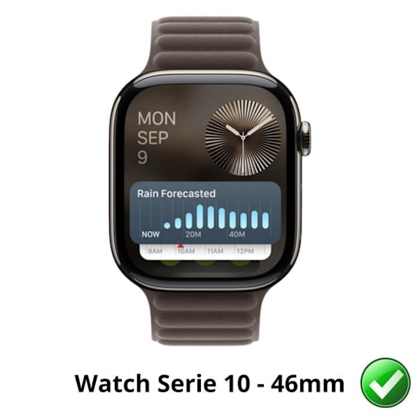 Näytönsuojus Watch Serie 10 - 46mm [Paketti 6] Kestävä Ultra Ohut Muovinen Suojakalvo Phonillico Transparent