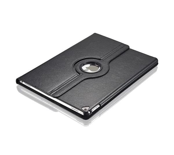Coque Rotative 360 Sort til iPad Air 13 inch M3 2025 - Husse Etui Beskyttelse Elastisk Lukning Phonillico® Svart