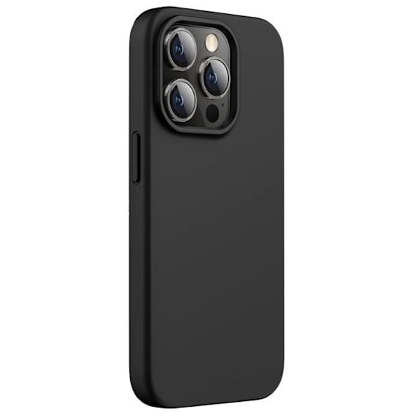 Svart TPU-skal till iPhone 16 PRO MAX - Silikongel Ultratunt Mjukt Skydd Phonillico® Svart