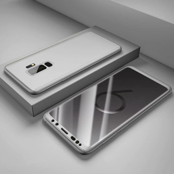 Coque för Samsung Galaxy S9 PLUS - Silver - PHONILLICO - Hård - Hårt Plast - Maximalt skydd