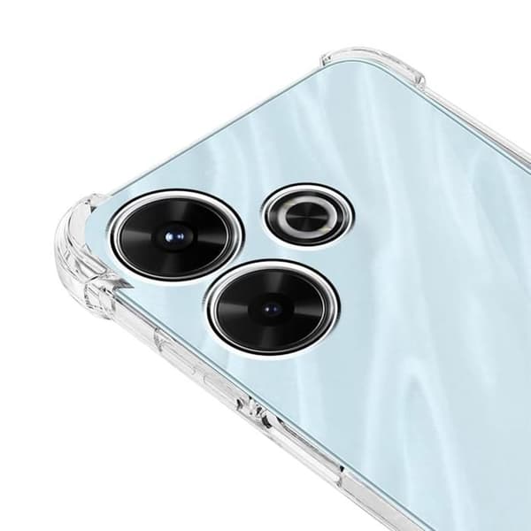 Coque til Xiaomi Redmi 13 - Stødabsorberende TPU Blød Transparent Phonillico® Transparent