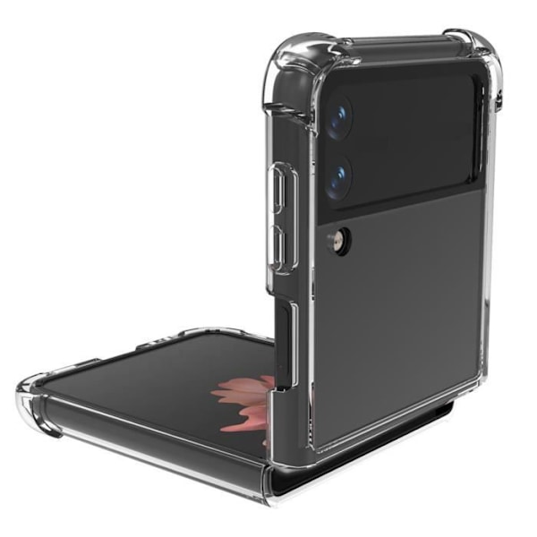 Fodral till Samsung Z FLIP 4 - Stötsäkert, skyddande, mjukt silikon, transparent Phonillico® Transparent